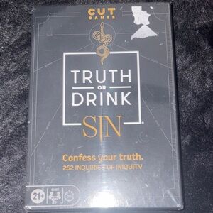 Truth or Drink: Sin Edition - Black & Gold